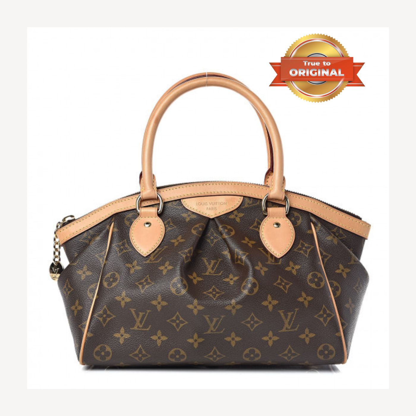 [True-to-ORIGINAL] Louis Vuitton Tivoli PM Bag Monogram Canvas Brown 14.2in/36cm For Women